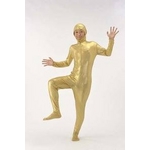 コスプレ 全身タイツ ゴールド L