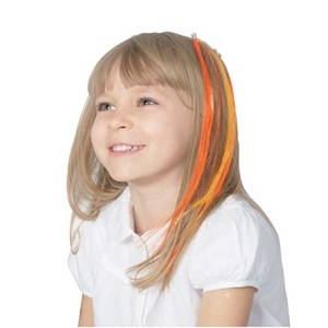 RUBIE'S (ルービーズ)　802953 Orange Hair Extension 8pcs