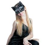 RUBIE'S（ルービーズ） ACCESSORY（アクセサリー） マスク（コスプレ） Domino Mask - Black Cat（ドミノ マスク ブラック キャット） 