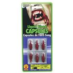 RUBIE'S（ルービーズ） MAKEUP（メイクアップ） コスプレ用メイク用品 Blood Capsules（ブラッド カプセル） 