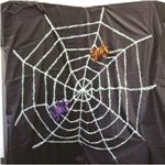 RUBIE'S（ルービーズ） HALLOWEEN（ハロウィン） Glitter Spider Net - White（グリッタ スパイダー ネット ホワイト）