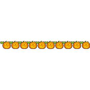 RUBIE'S（ルービーズ） HALLOWEEN（ハロウィン） 80inch Pumpkin Joint Banner（80インチ パンプキン ジョイント バナー）