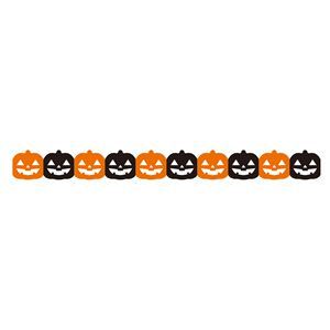 HALLOWEEN（ハロウィン） Pumpkin Tissue Garland（パンプキン ティシュー ガーランド） 