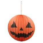 RUBIE'S（ルービーズ） HALLOWEEN（ハロウィン） Mini Pumpkin Paper Lantern 3PCS（ミニ パンプキン ペーパー ランターン3個入り）