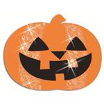 RUBIE'S（ルービーズ） HALLOWEEN（ハロウィン） Glitter Pumpkin Paper Wall Deco（グリッタ パンプキン ペーパー ウォール デコ）