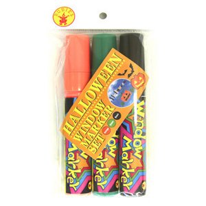RUBIE'S（ルービーズ）HALLOWEEN（ハロウィン） Window Marker（ウインドウ専用マーカー） Window Maker - Halloween 3color set（ウィンドウ メイカー ハロウィーン 3color セット）