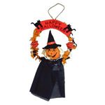 RUBIE'S（ルービーズ） HALLOWEEN（ハロウィン） 6inch Pumpkin Scarecrow Wreath（6インチ パンプキン スケアクロウ リーズ）