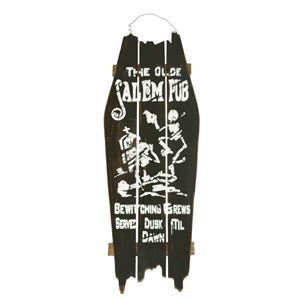 RUBIE'S（ルービーズ） HALLOWEEN（ハロウィン） Wooden Plate - Skeleton（ウードン プレイト スケルトン）