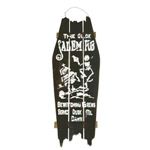 RUBIE'S（ルービーズ） HALLOWEEN（ハロウィン） Wooden Plate - Skeleton（ウードン プレイト スケルトン）