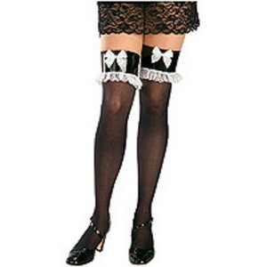 【コスプレ】 RUBIE'S (ルービーズ)　Maid Tights（メイドタイツ） 6168 - 拡大画像