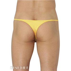 【EROX★】ノックアウトTバックイエロー【メンズビキニ MENS★セクシー下着】 5D0081YE