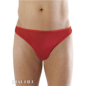【EROX★】タイトメッシュTバック レッド【メンズビキニ MENS★セクシー下着】 5D0084RE