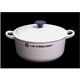 ル・クルーゼ (Le Creuset) 両手鍋 ココット・ロンド 20cm ホワイト