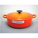 Le Creuset（ル・クルーゼ） 両手鍋  ココット・ジャポネーズ 24cm 両手鍋 オレンジ 