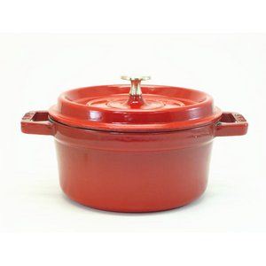 staub（ストウブ） ピコ・ココット ラウンド 20cm鍋 レッド