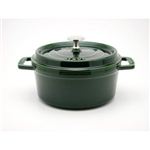 staub（ストウブ） ピコ・ココット ラウンド 20cm鍋　バジルグリーン 