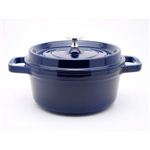 staub（ストウブ） ピコ・ココット ラウンド 20cm鍋　ダークブルー 