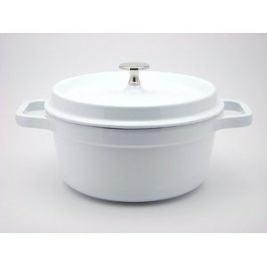 staub（ストウブ） ピコ・ココット ラウンド 22cm ホワイト