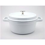 staub（ストウブ） ピコ・ココット ラウンド 22cm ホワイト