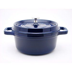 staub（ストウブ） ピコ・ココット ラウンド 22cm ダークブルー 