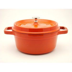 staub（ストウブ） ピコ・ココット ラウンド 24cm オレンジ