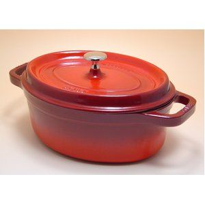 staub（ストウブ） ピコ・ココット オーバル 23cm レッド