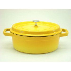 staub（ストウブ） ピコ・ココット オーバル 27cm イエロー