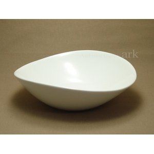 【セット販売】白い器 楕円鉢 ホワイト （大） Ｌサイズ （3個セット） - 拡大画像