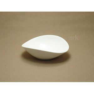 【セット販売】白い器 楕円鉢 ホワイト （小） Ｓサイズ （3個セット） - 拡大画像