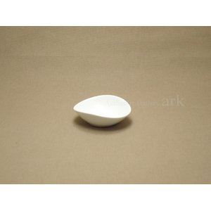 【セット販売】白い器 楕円鉢 ホワイト （超極小） SSSサイズ （6個セット） - 拡大画像