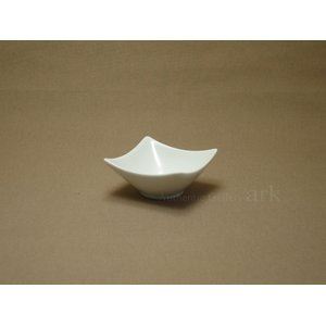 【セット販売】白い器 スイート角鉢 白 ホワイト （6個セット） - 拡大画像