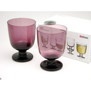 イッタラ iittala レンピ lempi グラス 350ml ダークライラック　ペア　