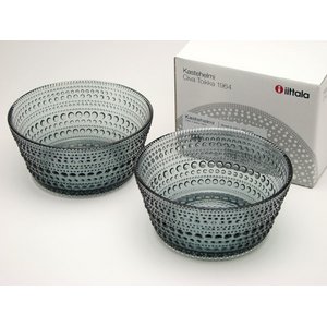 【季節限定品】イッタラ iittala カステヘルミ Kastehelmi ボウル 230ml  グレー　　2個セット