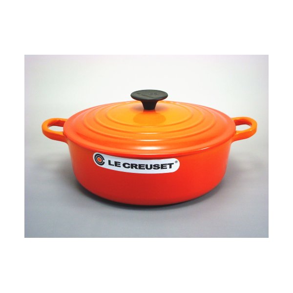 【送料無料】ル・クルーゼ （Le Creuset） ココット・ジャポネーズ 24cm 両手鍋 オレンジ