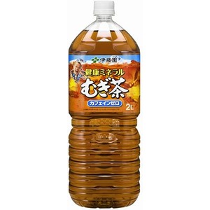【まとめ買い】伊藤園 健康ミネラルむぎ茶 2L ×6本（1ケース）ペットボトル
