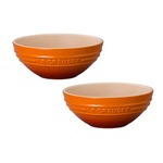 ル・クルーゼ (Le Creuset) マルチボール(ボウル)15cm【2個入り】 オレンジ