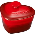 ル・クルーゼ Le Creuset  ラムカン・ダムール（蓋付き） チェリーレッド
