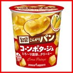 【まとめ買い】ポッカサッポロ じっくりコトコト こんがりパン コーンポタージュ （カップ） 32.2g×18カップ（3ケース）