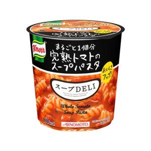 【まとめ買い】味の素 クノール スープDELI 完熟トマトのスープパスタ 41.9g×24カップ（6カップ×4ケース） - 拡大画像