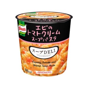 【まとめ買い】味の素 クノール スープDELI エビのトマトクリームパスタ 41.2g×24カップ（4ケース）