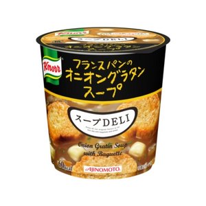 【まとめ買い】味の素 クノール スープDELI フランスパンのオニオングラタンスープ 15.7g×12カップ（2ケース）