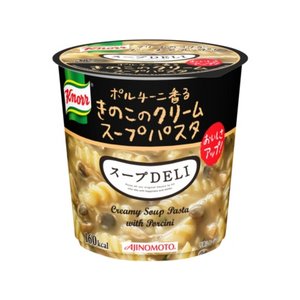 【まとめ買い】味の素 クノール スープDELI ボルチーニ香るきのこのクリームパスタ 40.7g×6カップ（1ケース）