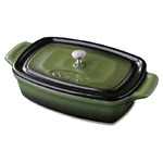 La CUISINE（ラ・キュイジーヌ) ミニレクタンギュラーキャセロール18ｃｍ グリーン LC-3250MB