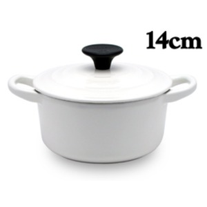 ル・クルーゼ Le Creuset  ココット・ロンド 14ｃｍ ホワイト