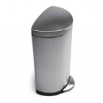 シンプルヒューマン(simplehuman) セミラウンドカン 30L ステンレスFPP【ごみ箱】