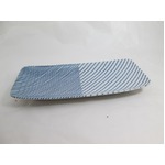 【まとめ買い】白山陶器 重ね縞 長焼皿 25×11cm 3枚組