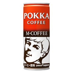 【まとめ買い】ポッカサッポロ ポッカコーヒー Mコーヒー 250g 缶 30本入り（1ケース） - 拡大画像