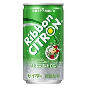 【まとめ買い】ポッカサッポロ Ribbon(リボン) シトロン 190ml 缶 60本入り【30本×2ケース】