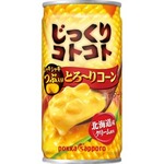 【まとめ買い】ポッカサッポロ じっくりコトコト つぶ入りとろーりコーン 缶 190g 60本入り【30本×2ケース】