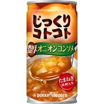 【まとめ買い】ポッカサッポロ じっくりコトコト 濃厚オニオンコンソメ 缶 190g 60本入り【30本×2ケース】